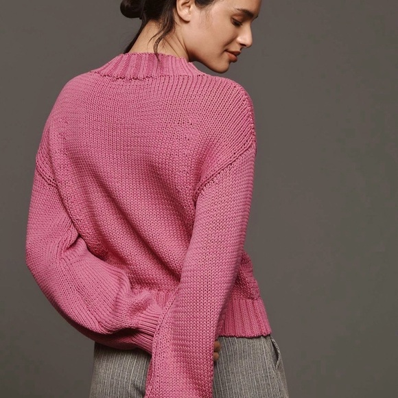 NWT! The Pippa Mock-Neck Sweater by Maeve: Icon Edition Anthropologie 💚 - Picture 4 of 8